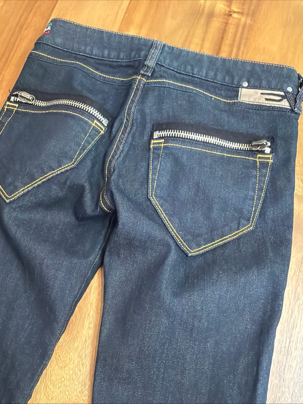 Diesel CLUSH Stretch Jeans Women's 24x29 (26) Dark Wash Skinny Denim - Picture 5 of 11